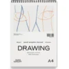 Blok rysunkowy Drawing na spirali - PaperConcept - medium grain A4 120 g 50 ark.