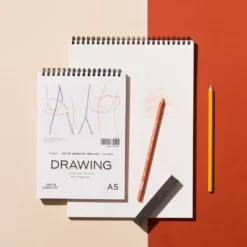 Blok rysunkowy Drawing na spirali - PaperConcept - medium grain A5 120 g 50 ark.