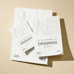 Blok rysunkowy Drawing - PaperConcept - medium grain A4 120 g 50 ark.
