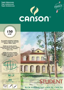 Blok rysunkowy Student A4 - Canson - 150 g, 50 ark.
