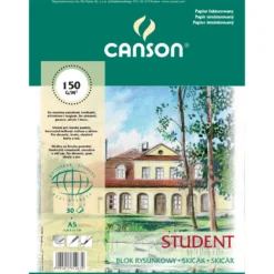 Blok rysunkowy Student A5 - Canson - 150 g, 30 ark.