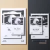 Blok uniwersalny Mix Media Black na spirali - PaperConcept - smooth A4 280 g 25 ark.
