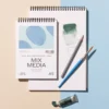 Blok uniwersalny Mix Media na spirali - PaperConcept - medium grain A5 250 g 25 ark.