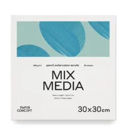 Blok uniwersalny Mix Media - PaperConcept - medium grain 30 x 30 cm 250 g 25 ark.