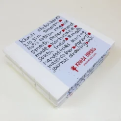 Blok w książce 100% bawełny 210 g - Khadi Papers - Smooth 21 x 25 cm 16 ark.
