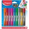 Brokat w kleju Color' Peps dla dzieci - Maped - 9 kolorów x 10,5 ml