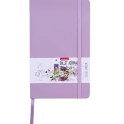 Bullet Journal - Bruynzeel - Lilac, w kropki, 140 g, 64 ark.