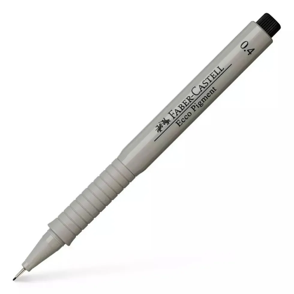 Cienkopis Ecco Pigment - Faber Castell - czarny, 0,3 mm