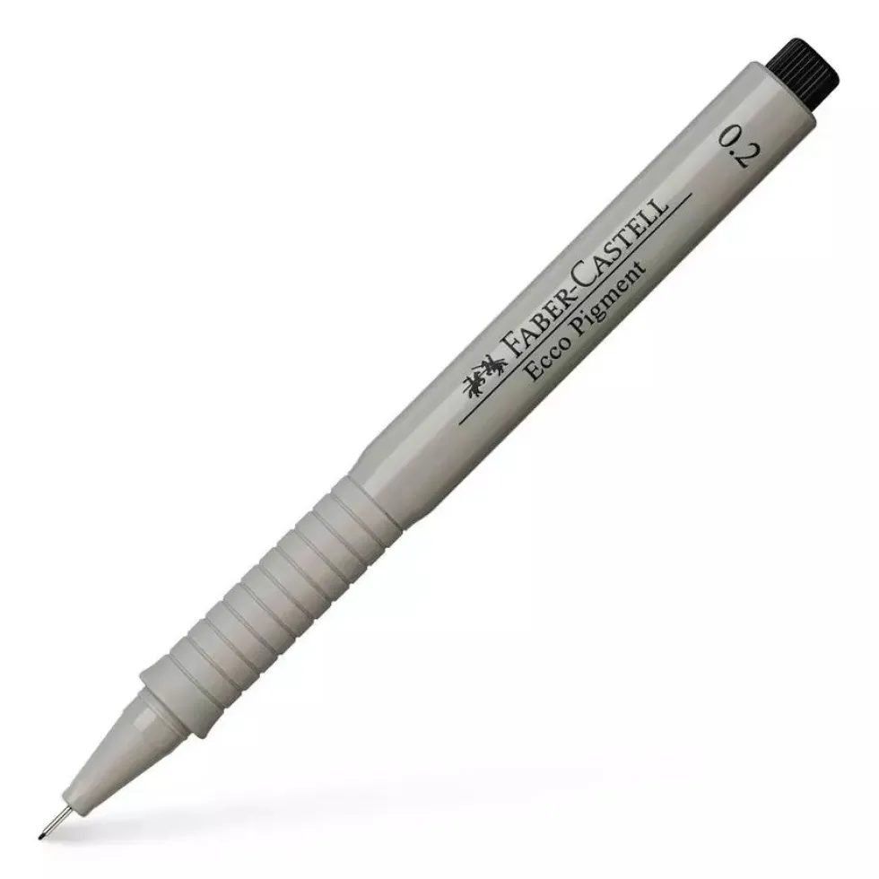 Cienkopis Ecco Pigment - Faber Castell - czarny, 0,1 mm