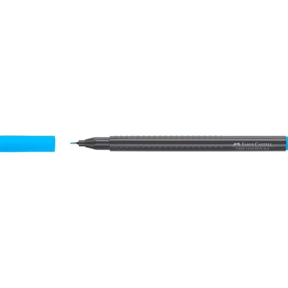 Cienkopis Grip Finepen - Faber-Castell - błękitny
