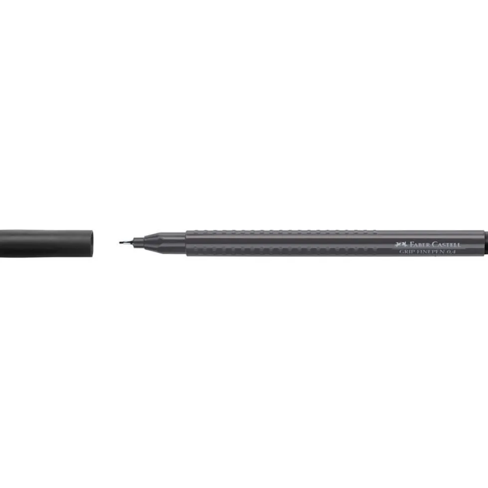 Cienkopis Grip Finepen - Faber-Castell - czarny