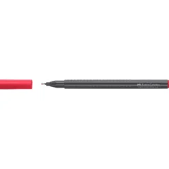 Cienkopis Grip Finepen - Faber-Castell - karminowy