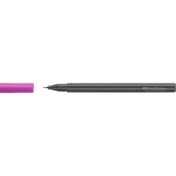 Cienkopis Grip Finepen - Faber-Castell - śliwkowy