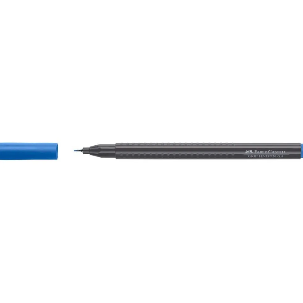 Cienkopis Grip Finepen - Faber-Castell - niebieski