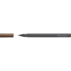 Cienkopis Grip Finepen - Faber-Castell - orzechowy