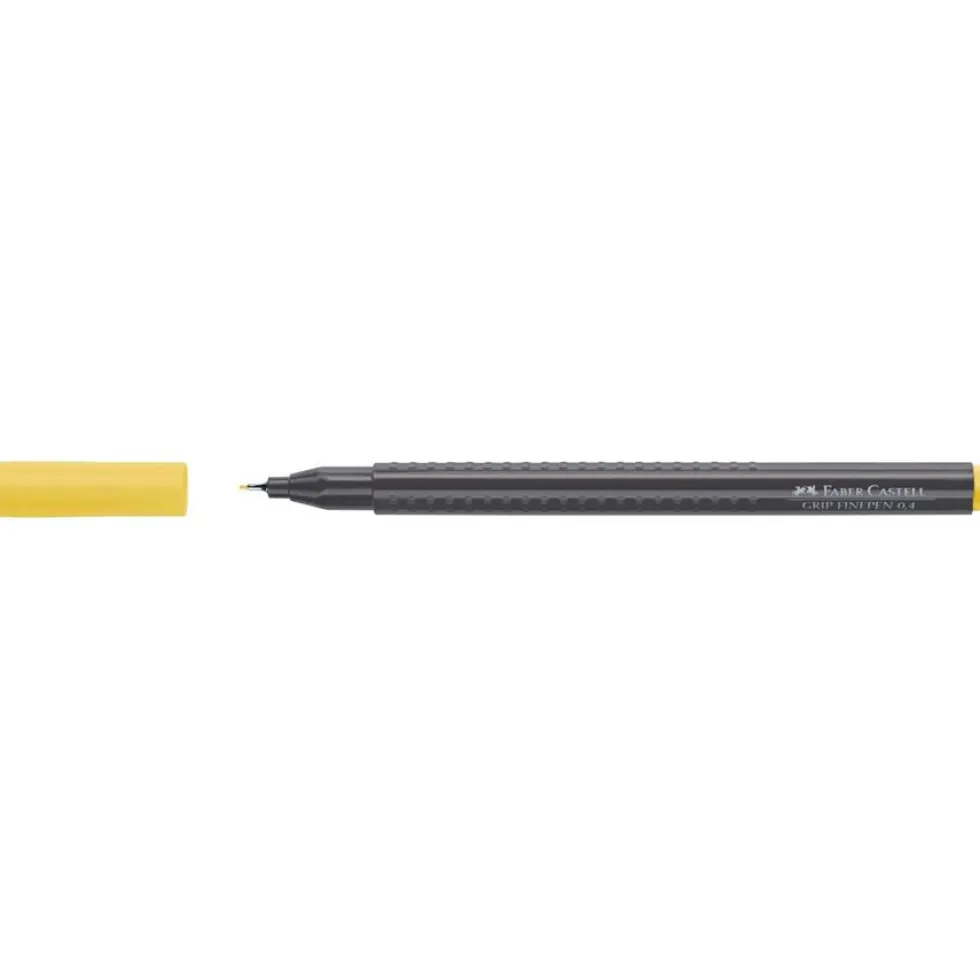 Cienkopis Grip Finepen - Faber-Castell - żółty