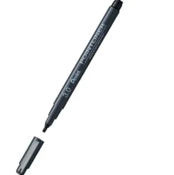 Cienkopis kalibrowany Pointliner - Pentel - czarny, 3 mm