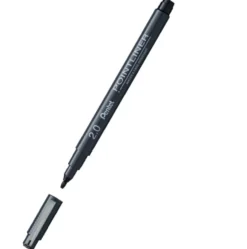 Cienkopis kalibrowany Pointliner - Pentel - czarny, 1 mm