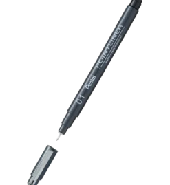 Cienkopis kalibrowany Pointliner - Pentel - czarny, 0,1 mm
