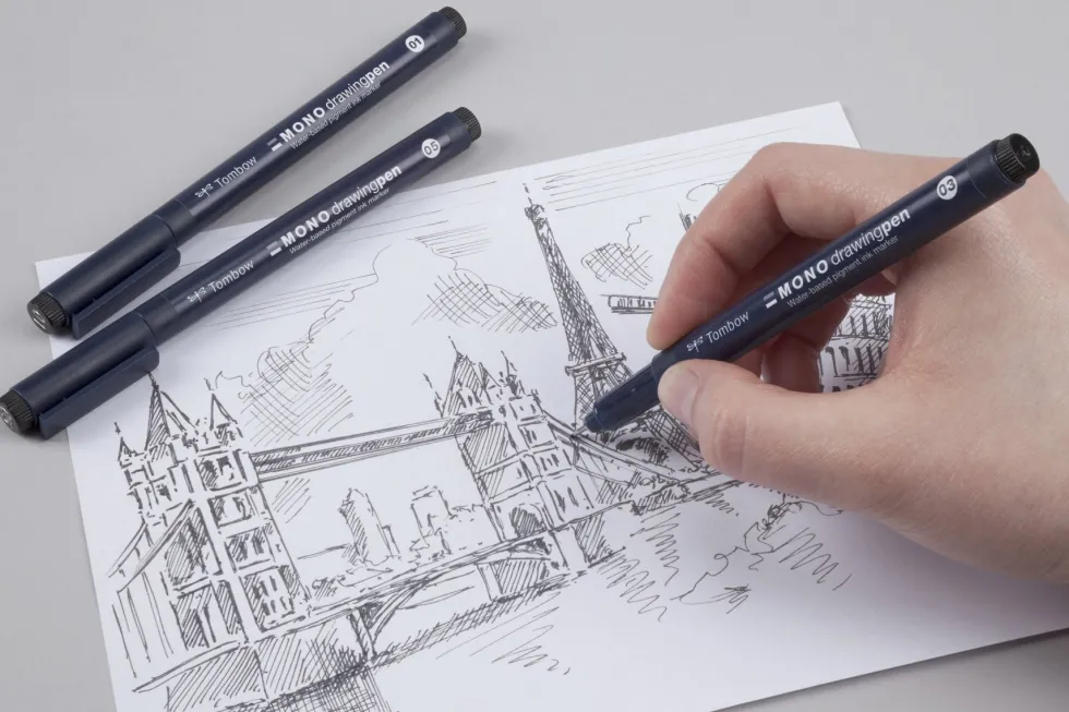 Cienkopis Mono Drawing Pen 05 - Tombow - czarny, 0,45 mm