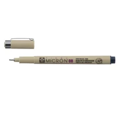 Cienkopis Pigma Micron 08 - Sakura - Blue Black, 0,5 mm