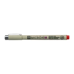 Cienkopis Pigma Micron 08 - Sakura - Red, 0,5 mm
