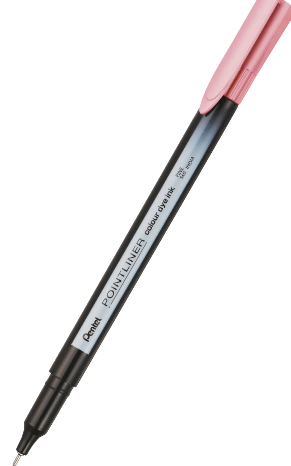 Cienkopis Pointliner Colour 0,4 mm - Pentel - baby pink