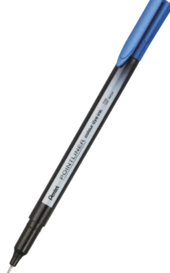 Cienkopis Pointliner Colour 0,4 mm - Pentel - błękitny
