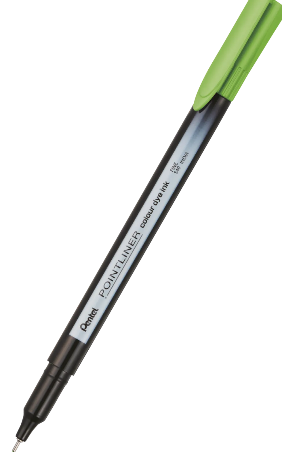 Cienkopis Pointliner Colour 0,4 mm - Pentel - ciemnozielony