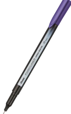 Cienkopis Pointliner Colour 0,4 mm - Pentel - fioletowy