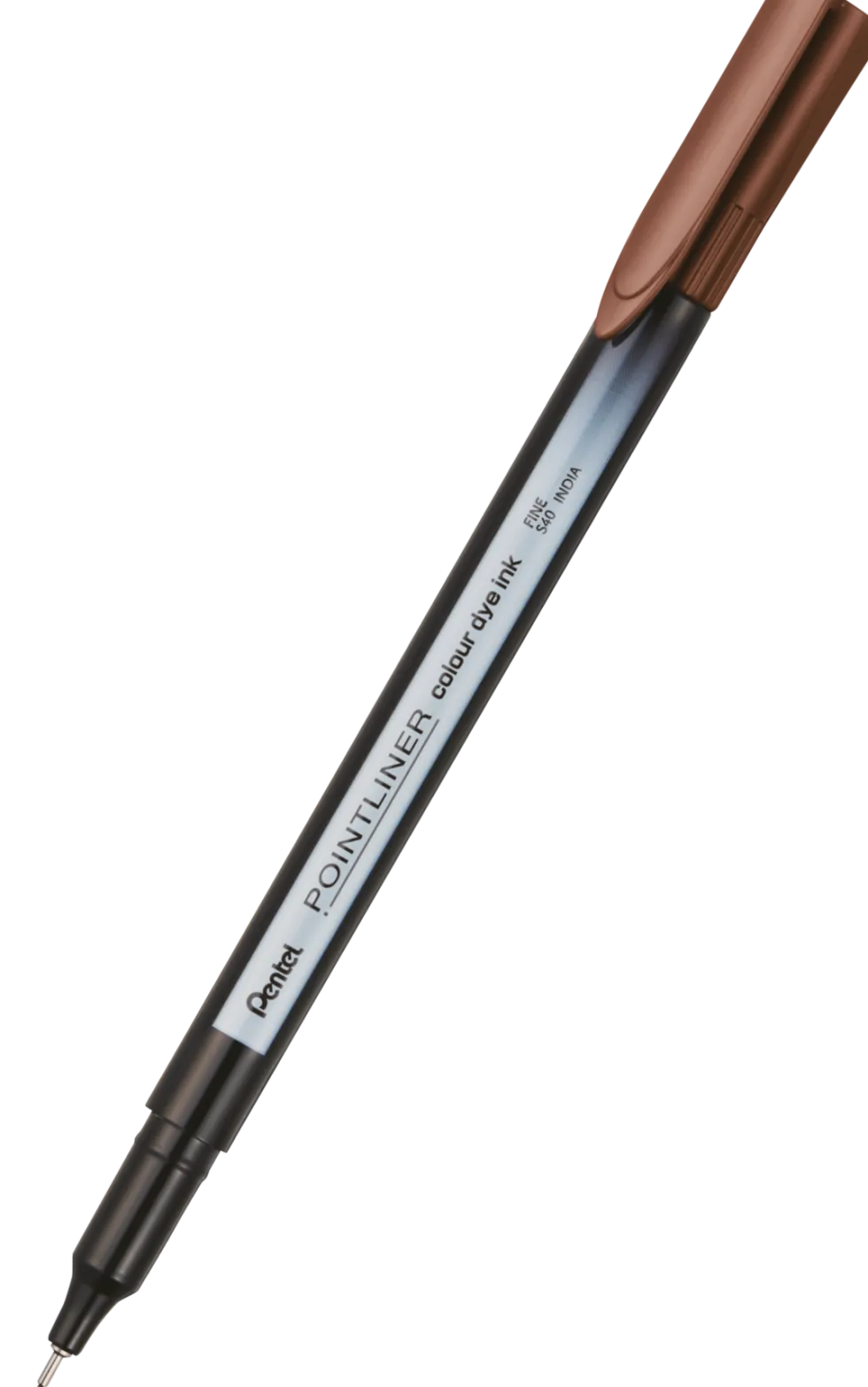 Cienkopis Pointliner Colour 0,4 mm - Pentel - orzechowy brąz