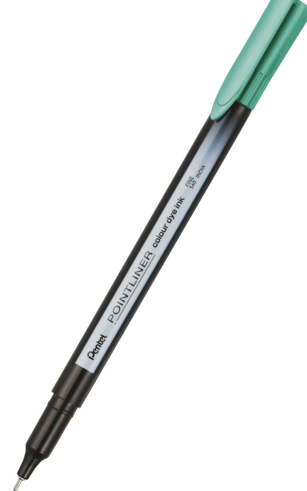 Cienkopis Pointliner Colour 0,4 mm - Pentel - szmaragdowy zielony