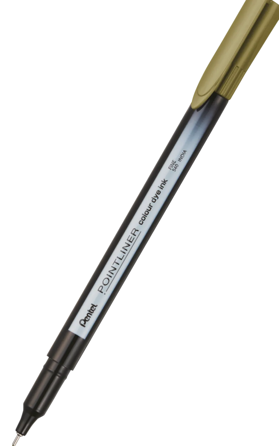 Cienkopis Pointliner Colour 0,4 mm - Pentel - złotobrązowy