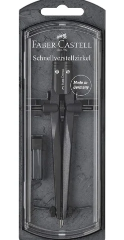 Cyrkiel kreślarski Stream z etui - Faber-Castell - Blackstone
