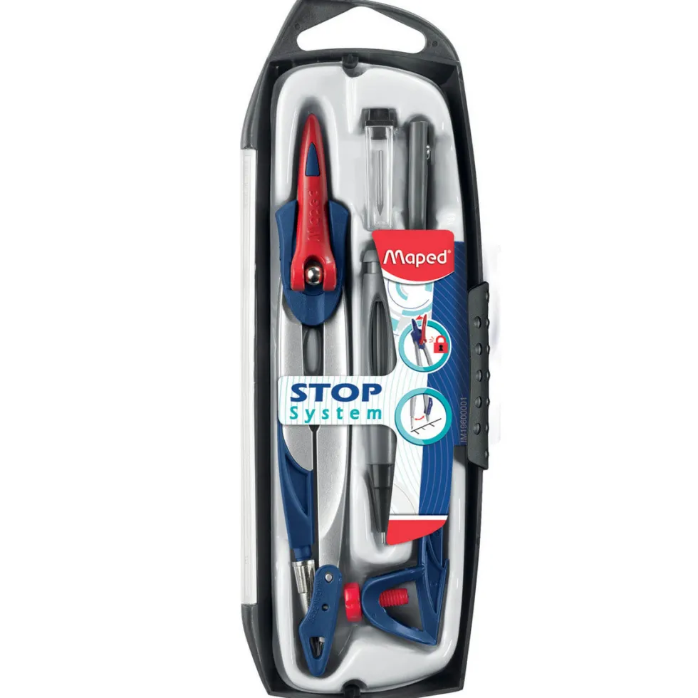 Cyrkiel szkolny Stop System - Maped - 5 elementów