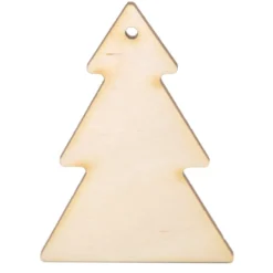 Drewniana zawieszka - Simply Crafting - choinka, 7,5 cm