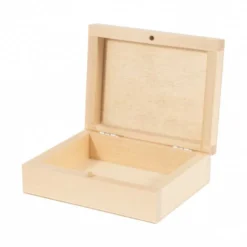 Drewniane pudełko na karty - 12 x 9,5 x 4 cm