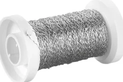 Drucik florystyczny, metalowy - Knorr Prandell - srebrny, 0,25 mm x 50 m