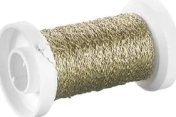 Drucik florystyczny, metalowy - Knorr Prandell - złoty, 0,25 mm x 50 m