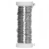 Drucik florystyczny metalowy - srebrny, 0,4 mm x 25 m