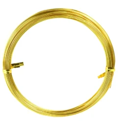 Drucik florystyczny metalowy - złoty, 1,5 mm x 5 m