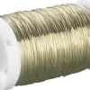Drucik florystyczny, mosiężny - Knorr Prandell - złoty, 0,3 mm x 80 m