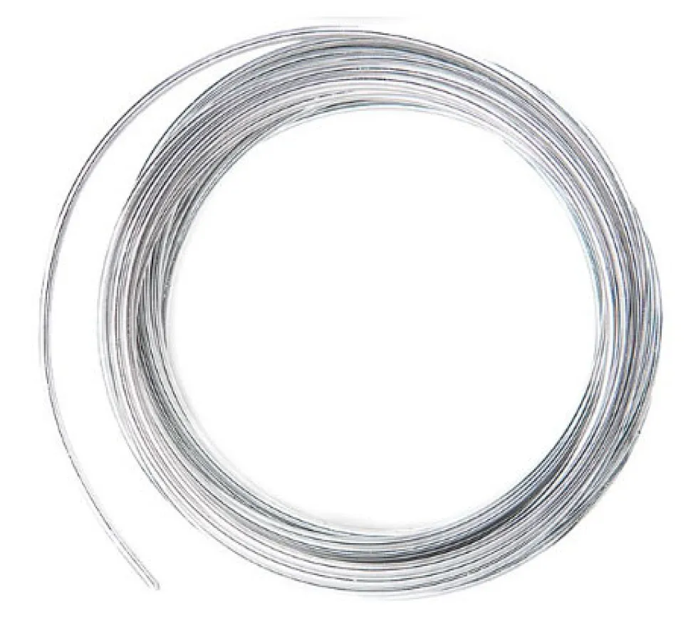 Drucik metalowy 2 mm - DpCraft - srebrny, 5 m