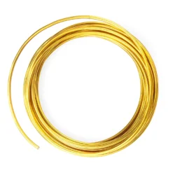 Drucik metalowy 0,3 mm - DpCraft - złoty, 20 m