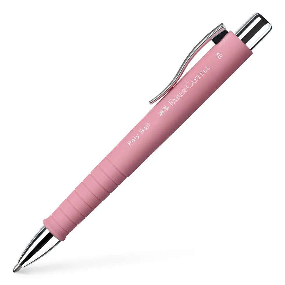 Długopis automatyczny Poly Ball Urban XB - Faber-Castell - pudrowy róż