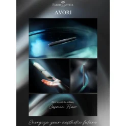 Długopis Avori M z etui - Faber-Castell - Cosmic Flow