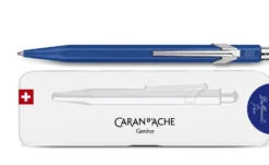 Długopis 849 Colormat-X z etui - Caran d'Ache - Blue