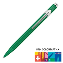 Długopis 849 Colormat-X z etui - Caran d'Ache - Green