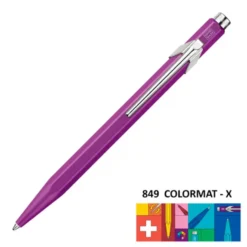 Długopis 849 Colormat-X z etui - Caran d'Ache - Violet