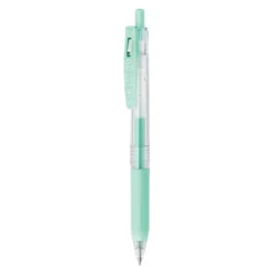 Długopis żelowy Sarasa Clip - Zebra - Milk Blue Green, 0,5 mm